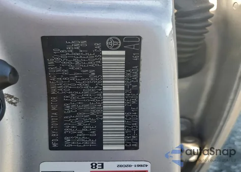 2010 Toyota Corolla Base из США, поврежденный, VIN 2T1BU4EE6AC472655